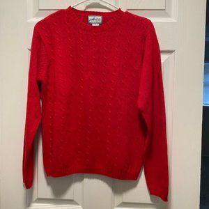 PENDLETON 100% Cotton NWOT Classic Cable Crewneck Sweater Size M